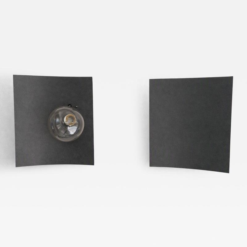 Left right Aluminium sconces