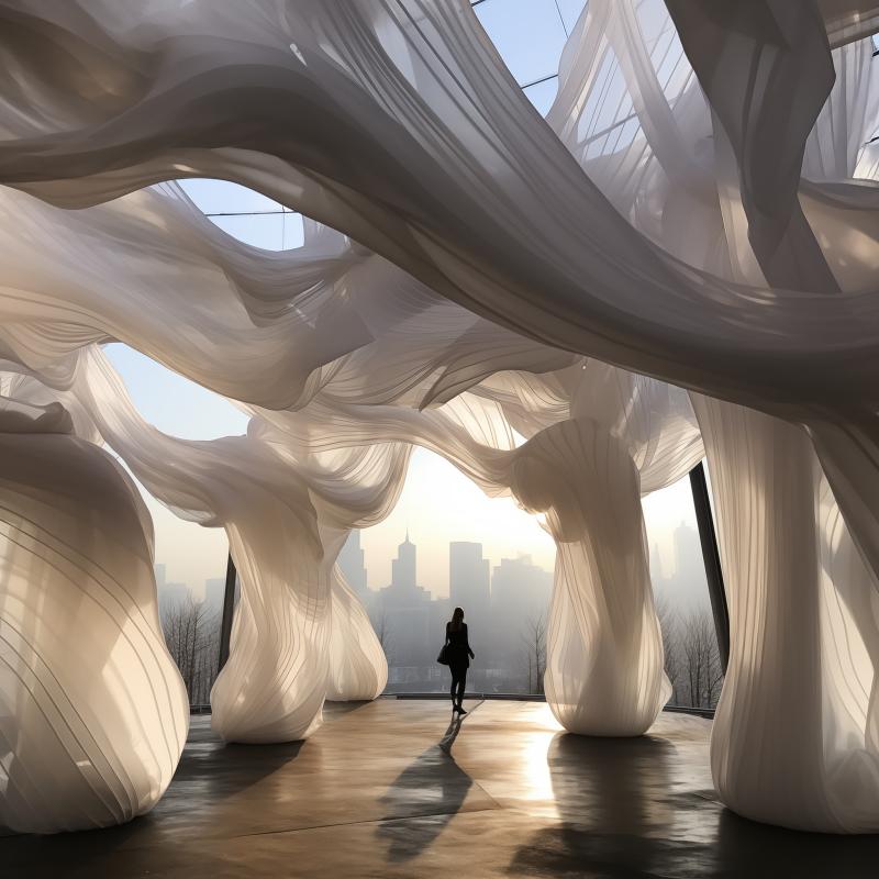 Leila Pinto Hudson Yards giclee on metal by Leila Pinto