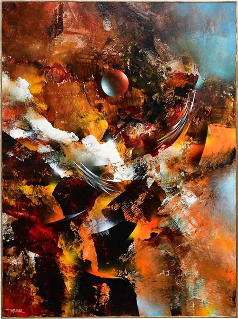 Leonardo M Nierman Leonardo M Nierman Acrylic on Board or Masonite