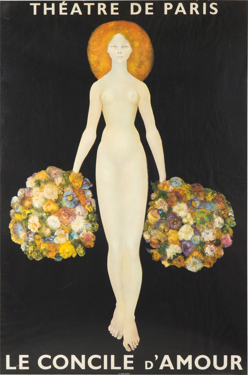 Leonor Fini Poster of Theatre De Paris Le Concile dAmour after Leonor Fini