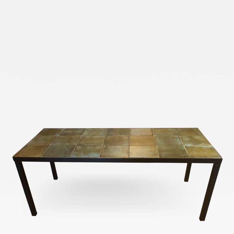 Les 2 Potiers Michelle et Jacques Serre Ceramic Coffee Table