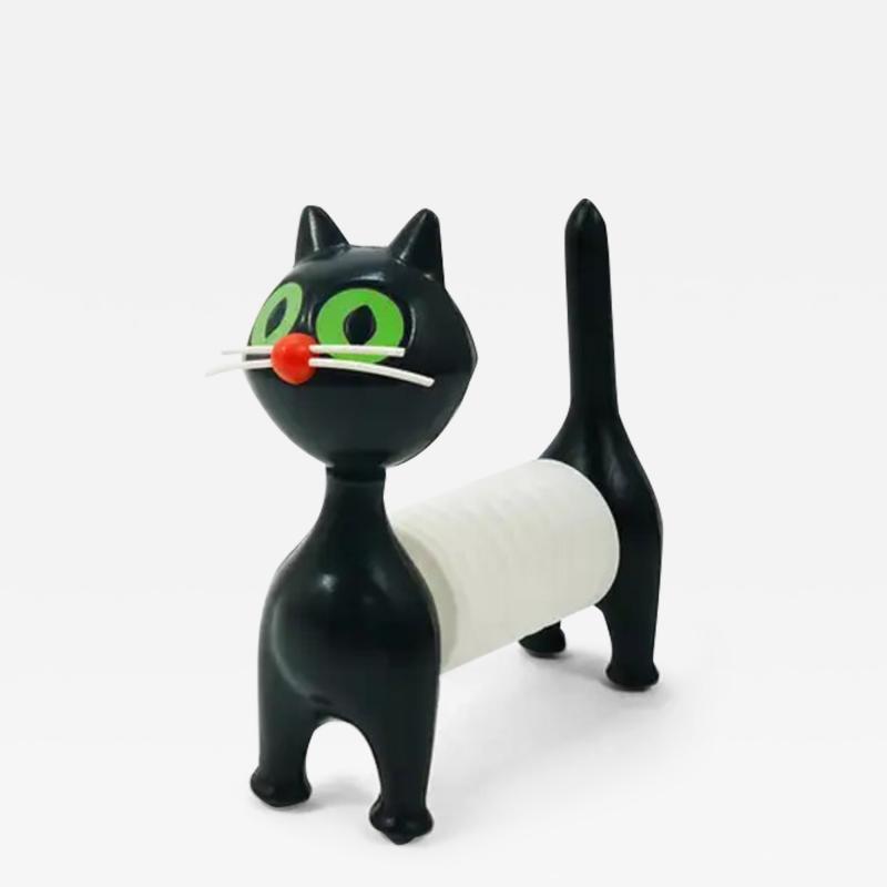 Libuse Niklova Accordion Squeaky Toy Cat Tomcat by Fatra Czechoslovakia 1960s