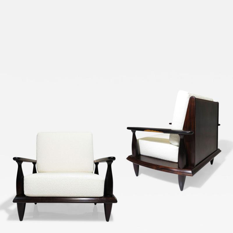 Liceu de Artes e Of cios Brazilian Rosewood Lounge Chairs