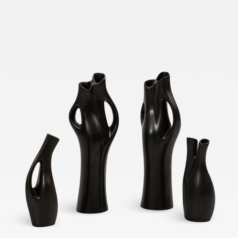 Lillemor Mannerheim Vases Mangania Produced by Upsala Ekeby