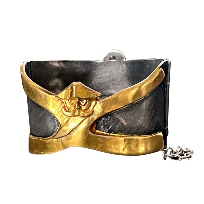 Line Vautrin French Art Bronze Bracelet by Line Vautrin