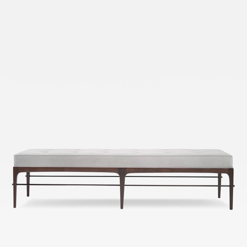 Linear Bench in Natural Wanut Series 72 by Stamford Modern