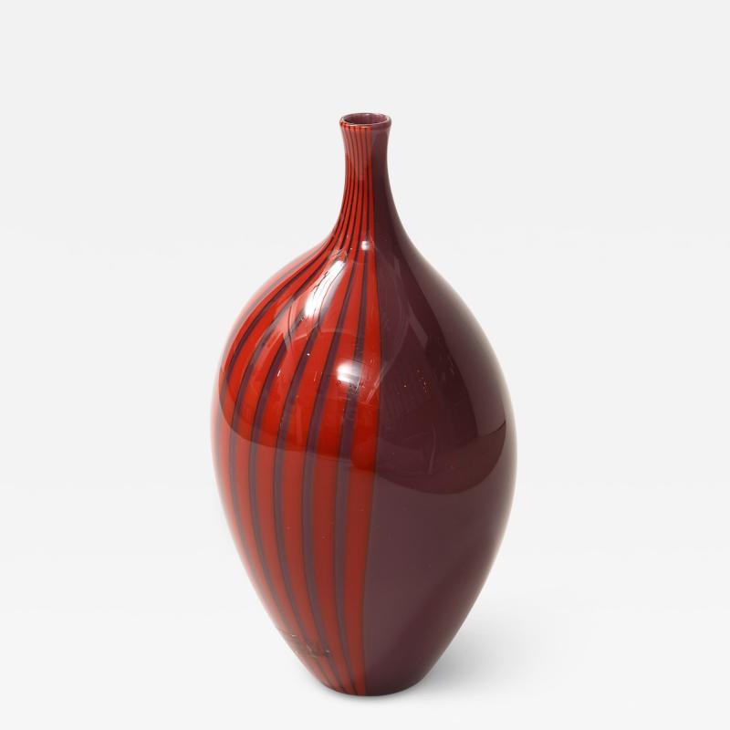 Lino Tagliapietra Hand Blown Glass Vase by Lino Tagliapietra for F3 International