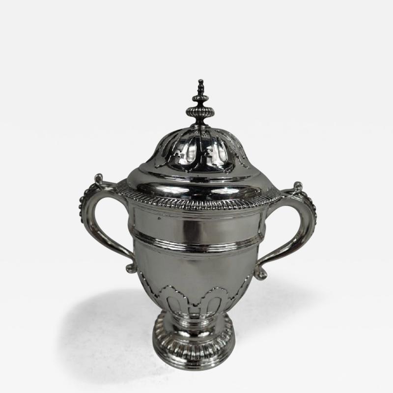 Lionel Alfred Crichton Crichton English Neoclassical Britannia Silver Covered Urn 1930