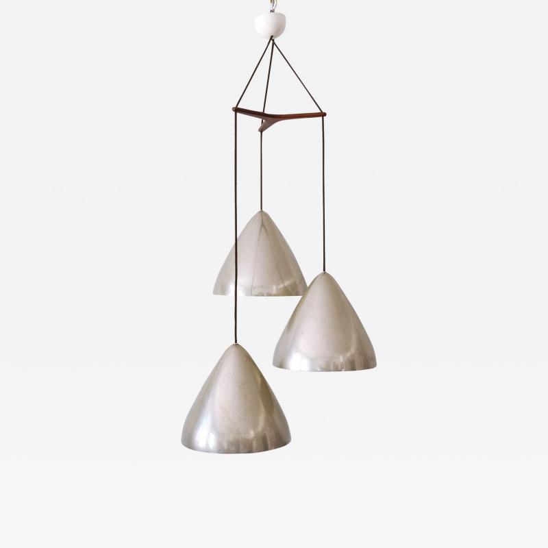 Lisa Johansson Pape Elegant Cascading Pendant Lamp by Lisa Johansson Pape for Orno Finland 1960s