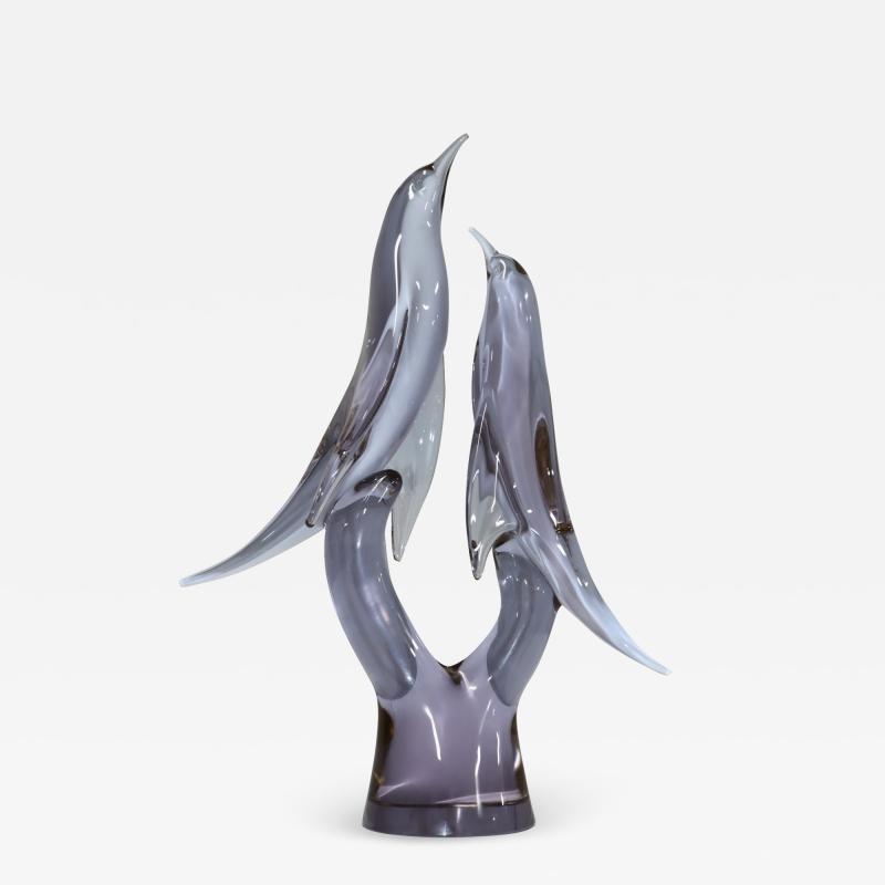 Livio Seguso 1970s Livio Seguso Glass Birds Sculpture