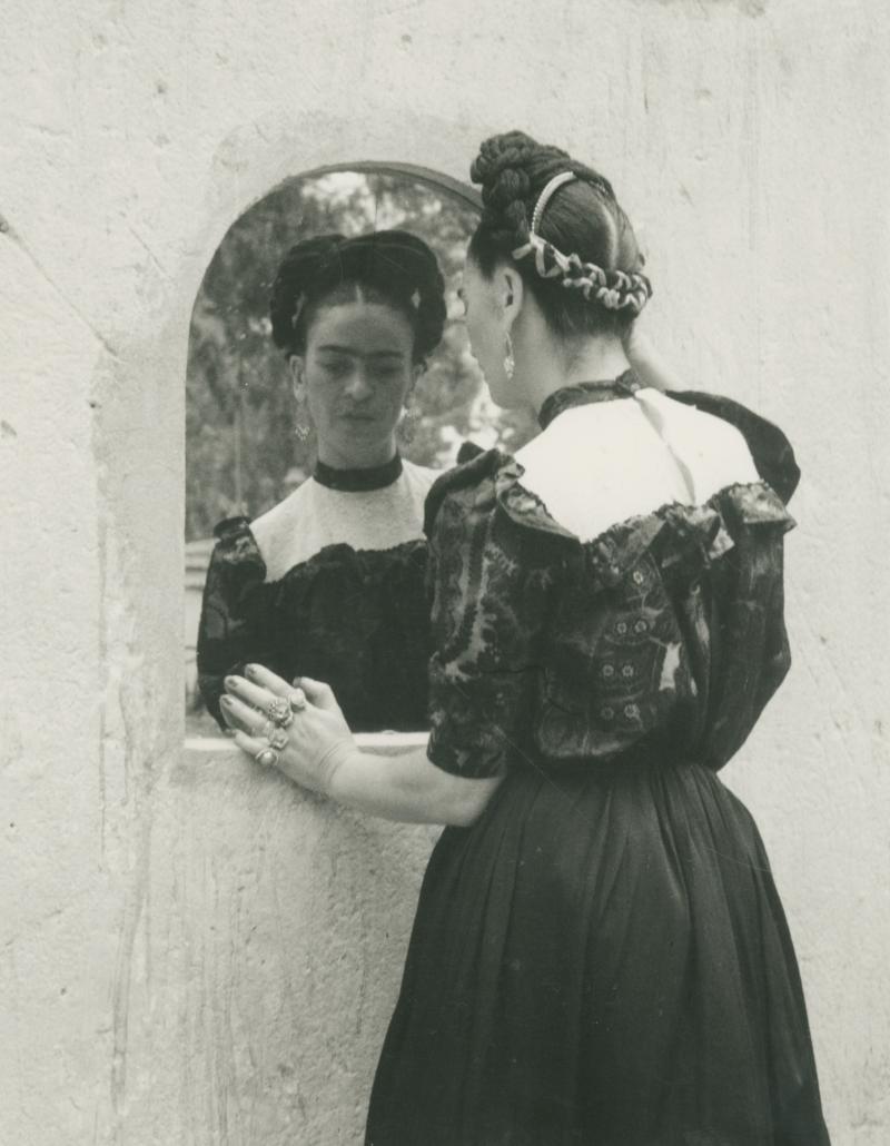 Lola Alvarez Bravo Frida Looking Into Mirror