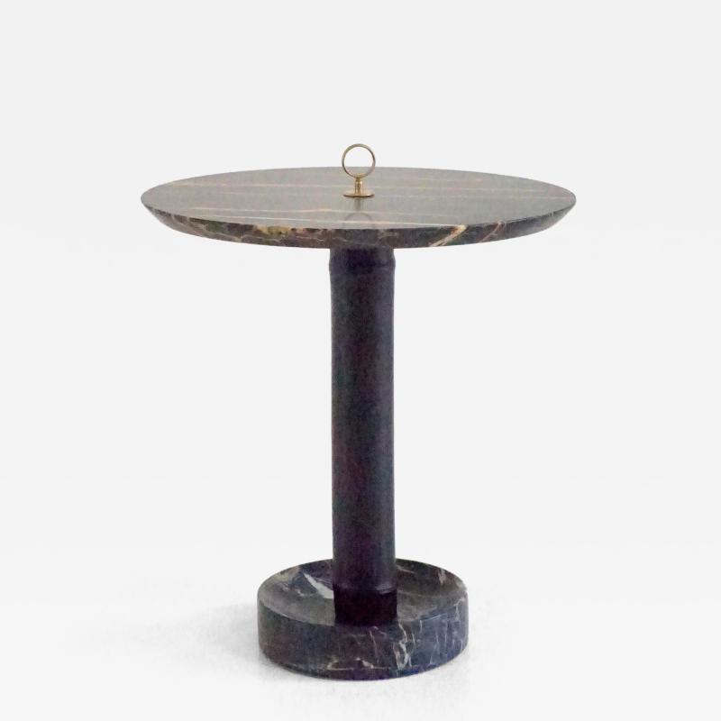Lorenzo Ciompi Round Gueridon Side Table marble bamboo and brass C NOIRE Lorenzo Ciompi 2025