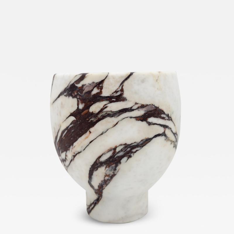Lorenzo Ciompi Sculptural Breccia Medicea Marble Pandora Vase by Lorenzo Ciompi 2021