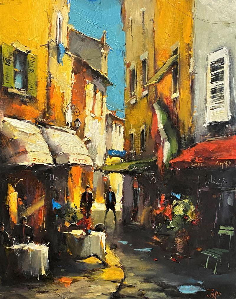 Lost in Portofino Painting by Georgi Kolarov