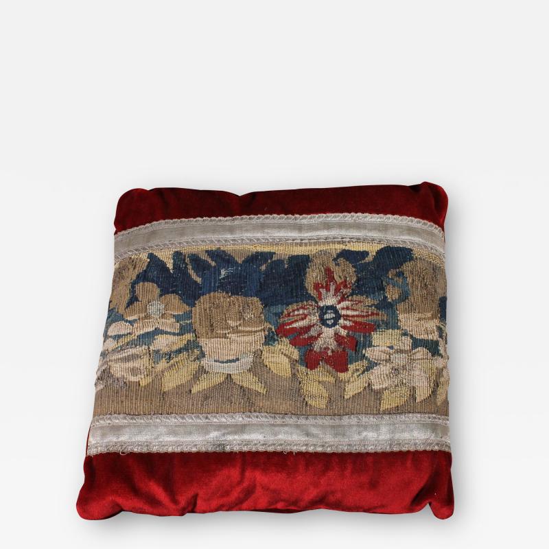 Lot Of Cushions pillows In Tapestry And Velvet From 17 To 19 Century