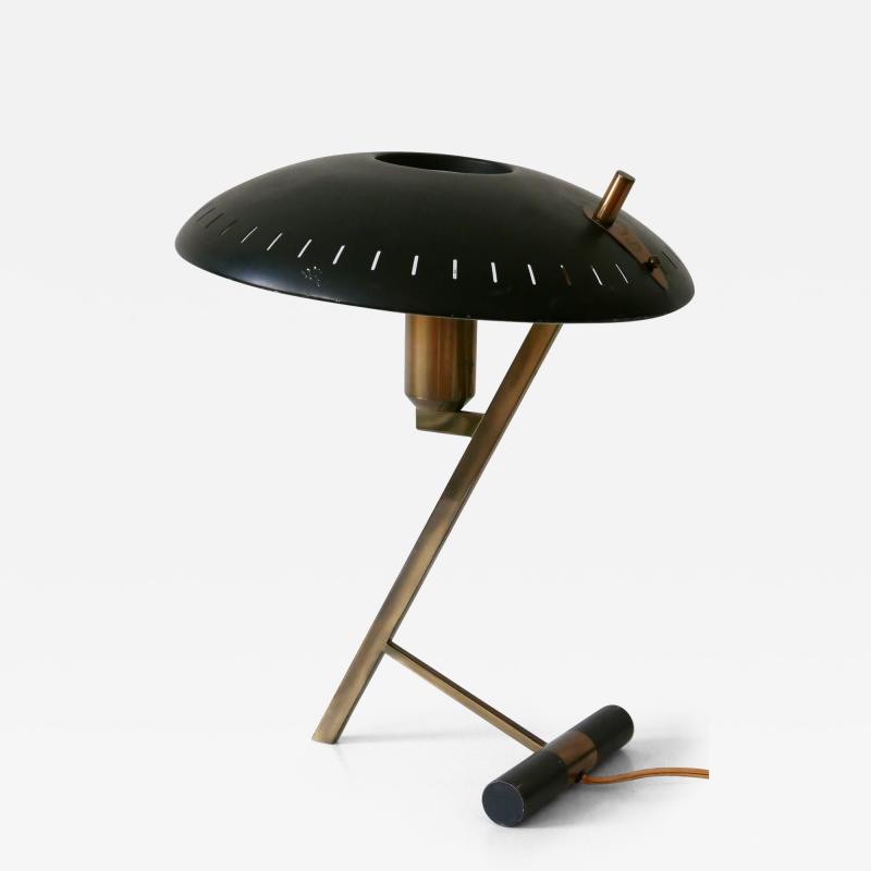 Louis Christiaan Kalff Elegant Mid Century Decora or Z Table Lamp by Louis Kalff for Philips 1950s