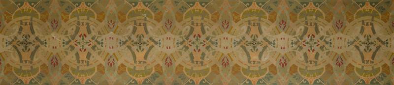 Louis H Sullivan Stenciled Frieze From Chicago Stock Exchange Building