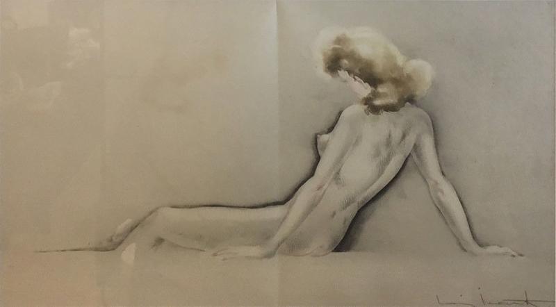 Louis Icart Louis Icart Sitting Nude