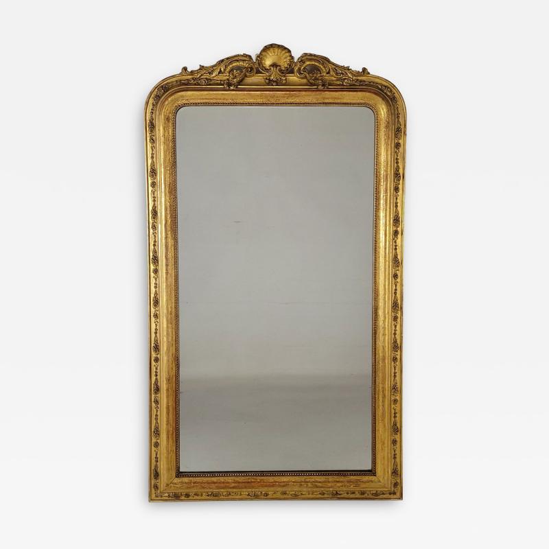 Louis Philippe Giltwood Mirror France or Italy circa 1850