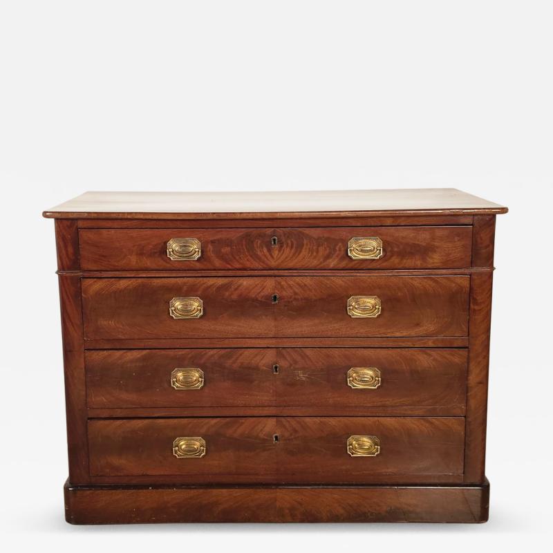 Louis Philippe Mahogany Chest France circa 1840
