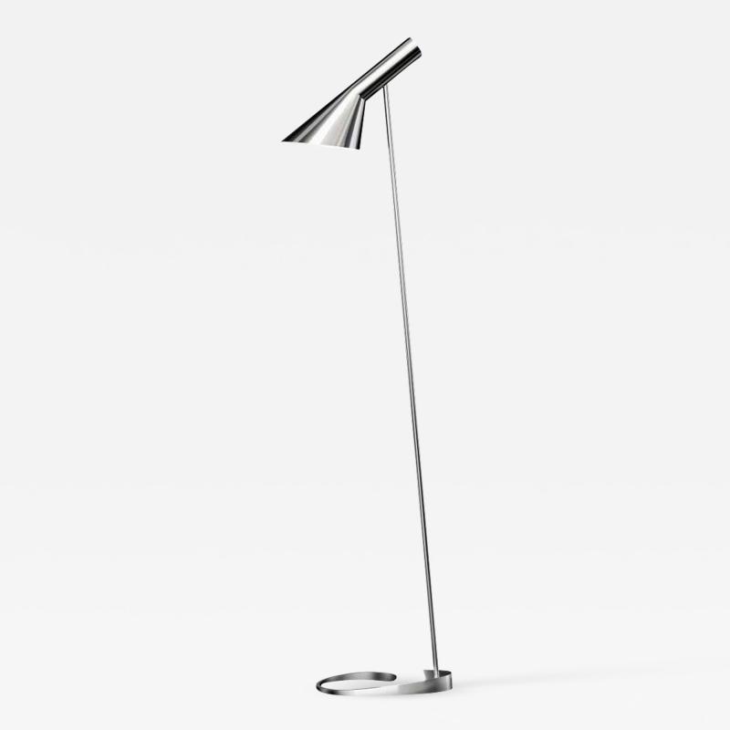 Louis Poulsen Arne Jacobsen AJ Floor Lamp in Stainless Steel for Louis Poulsen