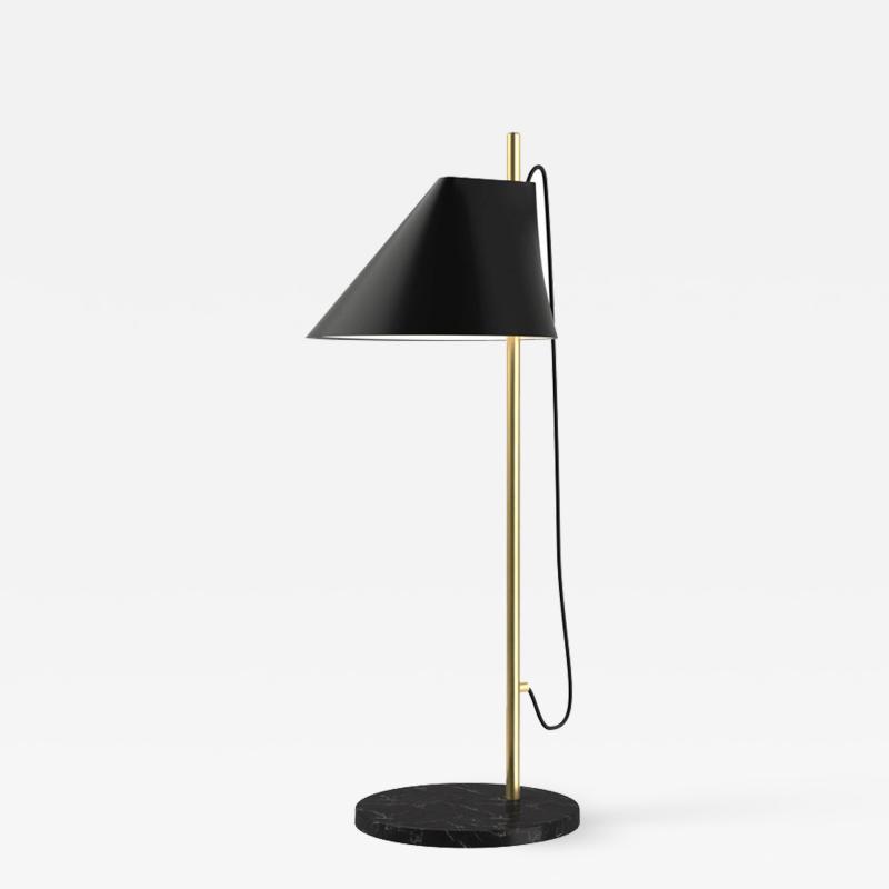 Louis Poulsen GamFratesi Brass and Marble Yuh Table Lamp for Louis Poulsen in White or Black