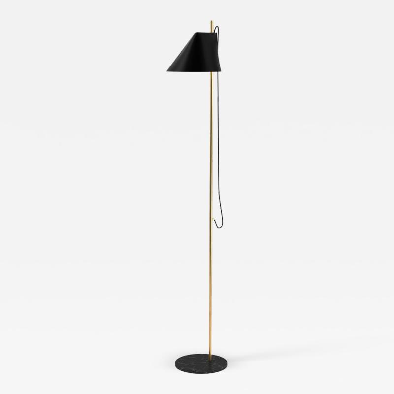 Louis Poulsen GamFratesi YUH Brass Marble Floor Lamp for Louis Poulsen