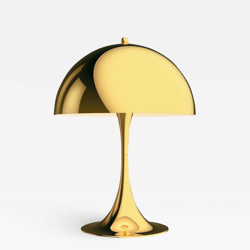 Louis Poulsen Verner Panton Panthella 320 Table Lamp in Brass for Louis Poulsen