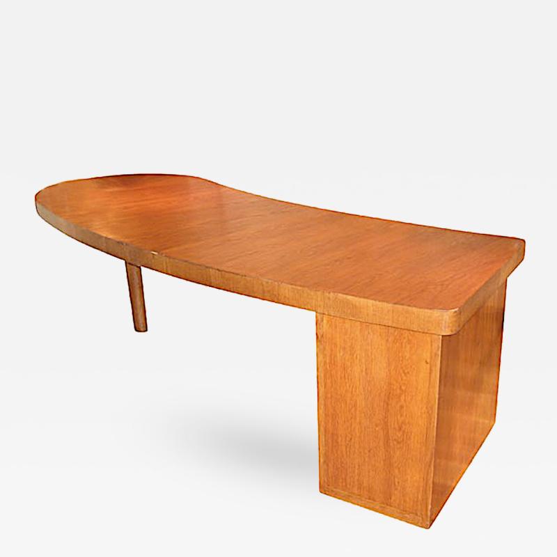 Louis Sognot Louis Sognot Architect Modernist Art Deco Commissioned Oak Desk