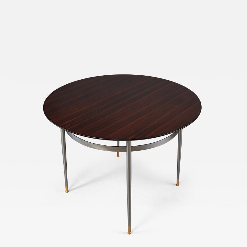 Louis Sognot Louis Sognot Exceptional Macassar Ebony Center or Dining Table France 1950s