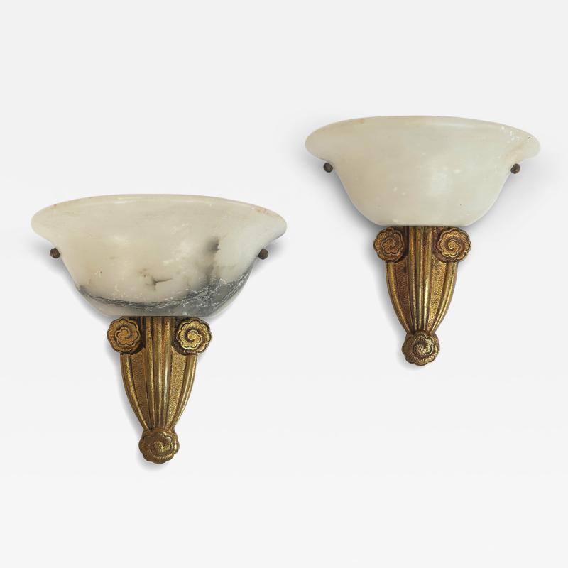 Louis Sue Pair of Sconces Attributed to S e et Mare