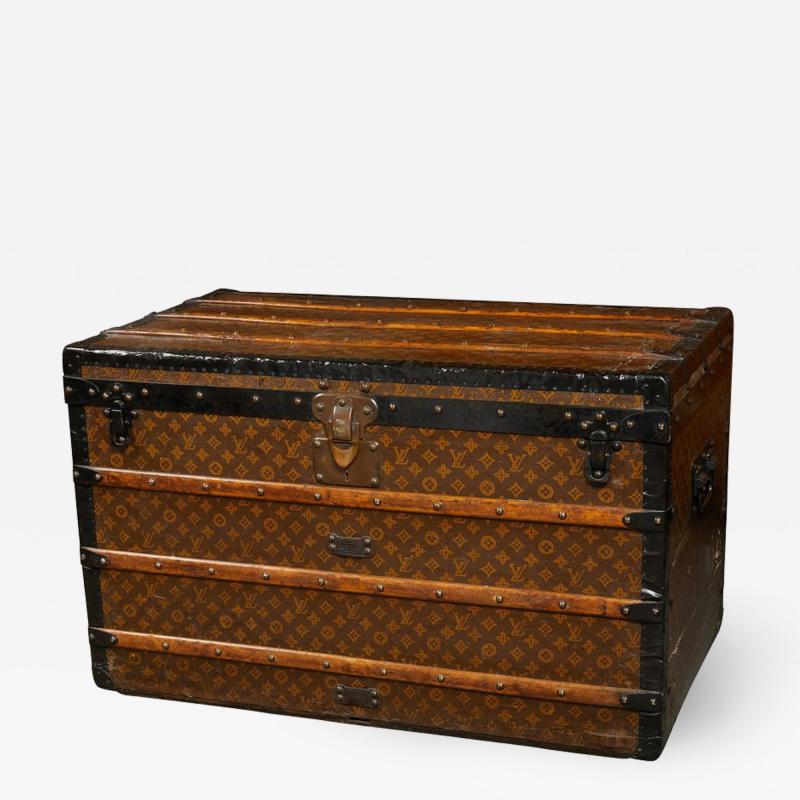 A Mid 20th Century French Louis Vuitton Steamer Trunk