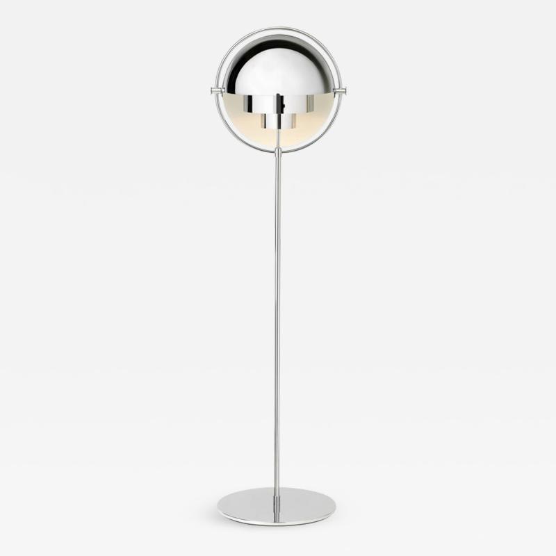 Louis Weisdorf Louis Weisdorf Multi Lite Floor Lamp in Chrome