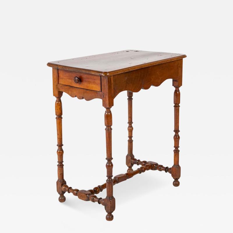 Louis XIII Period Walnut Side Table