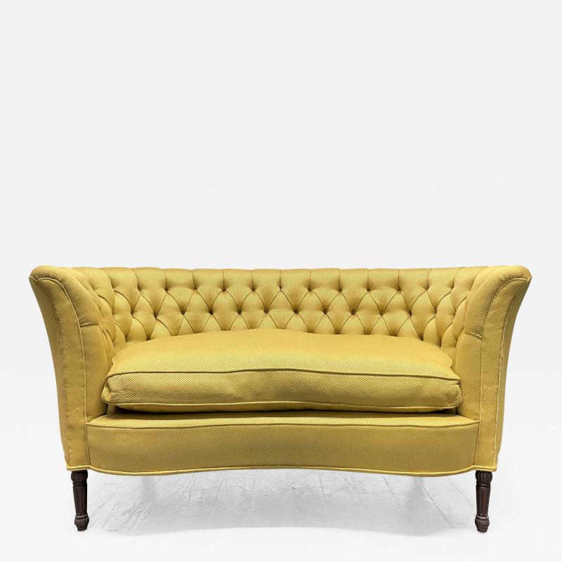 Louis XIV Antique Style Tufted Loveseat
