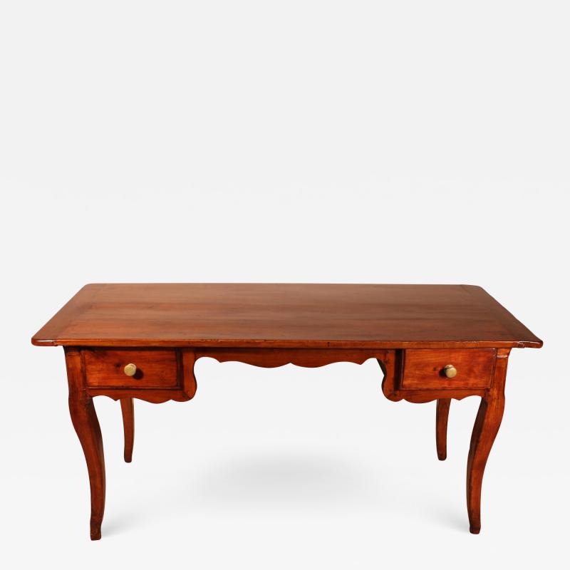 Louis XV Desk In Cherry Early 19th Century