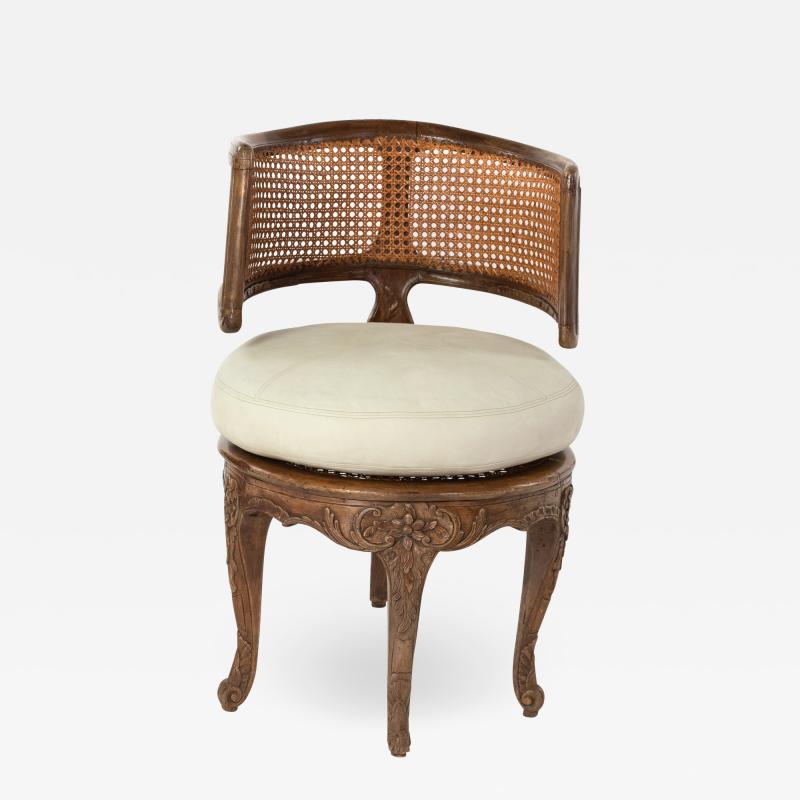 Louis XV Period Beechwood Fauteuil de Bureau French circa 1750 