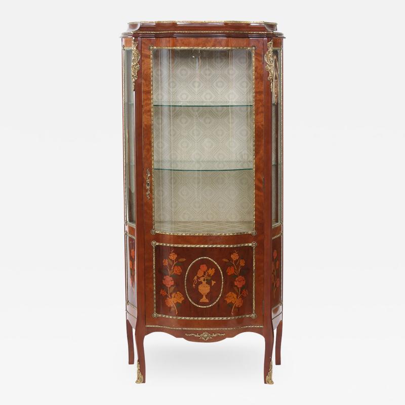 Louis XV Style Bronze Mounted China Display Cabinet