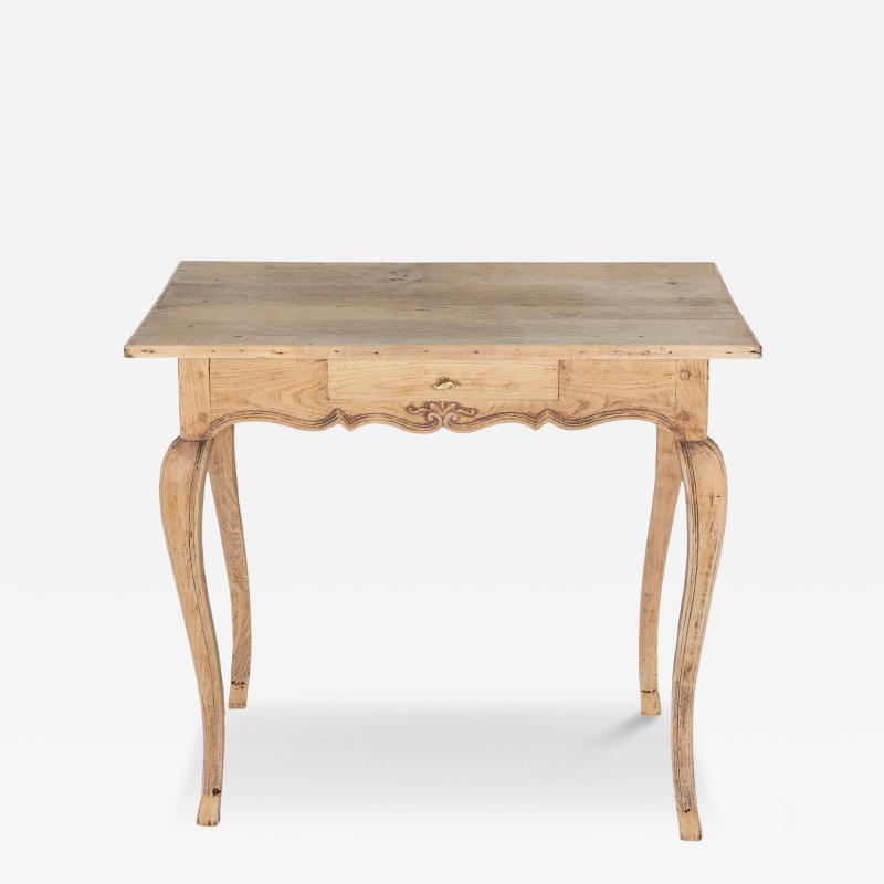 Louis XV Style Writing Table in Natural Oak 19th Century