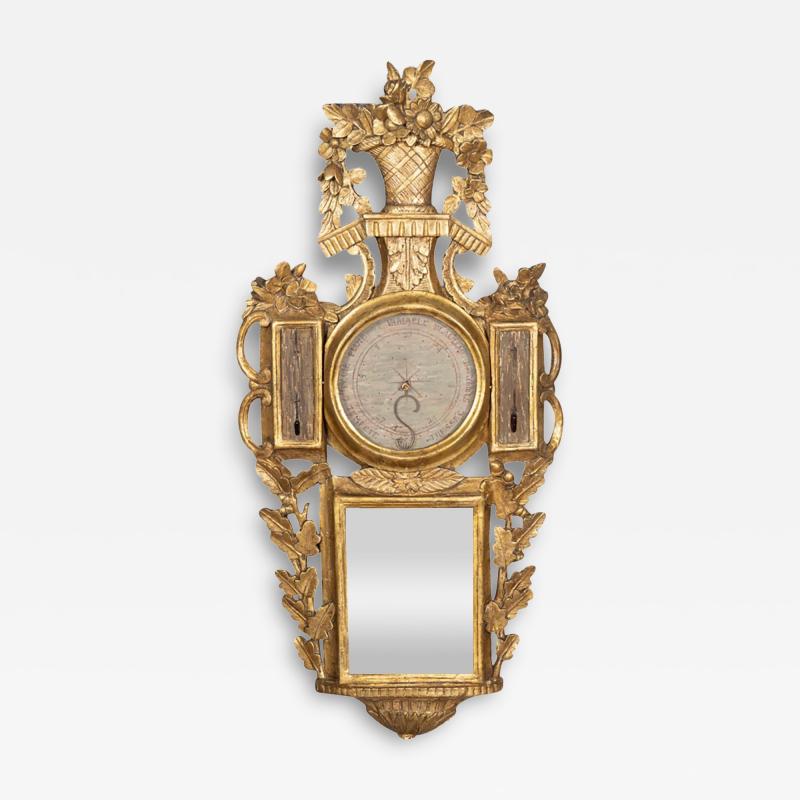 Louis XVI Giltwood Barometer