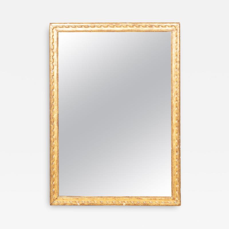 Louis XVI Giltwood Mirror