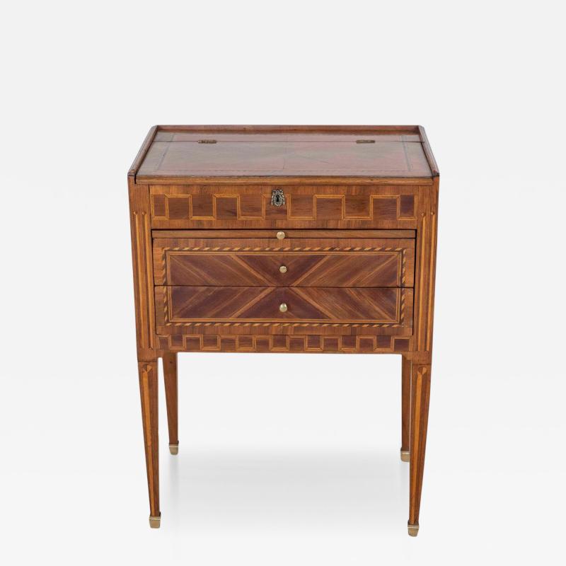 Louis XVI Marquetry Chiffonier Table