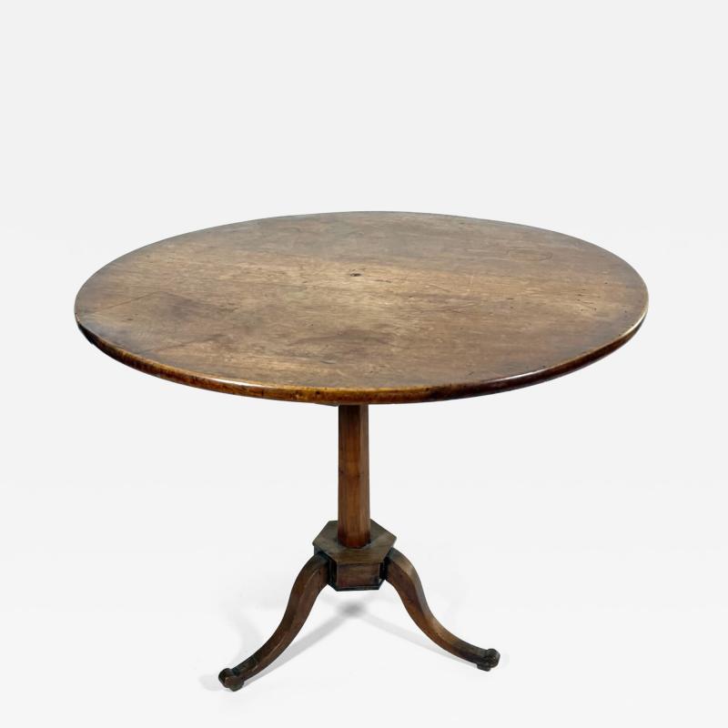 Louis XVI Oak Tripod Pedestal Table circa 1790