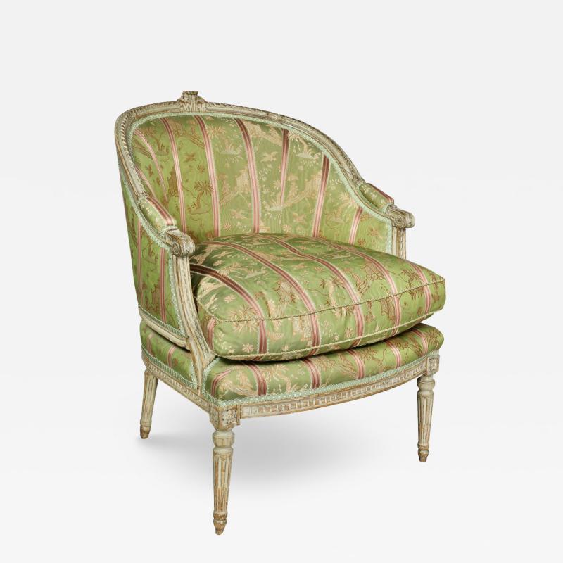 Louis XVI Painted Bergere