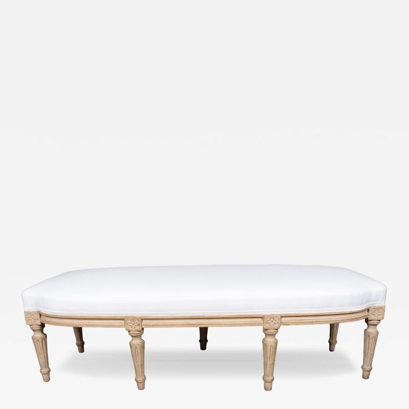 Louis XVI Style Painted Bench