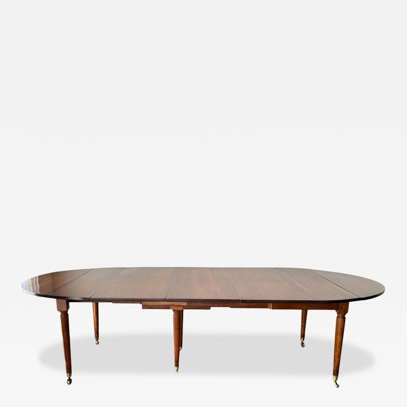 Louis XVI Walnut Extension Dining Table