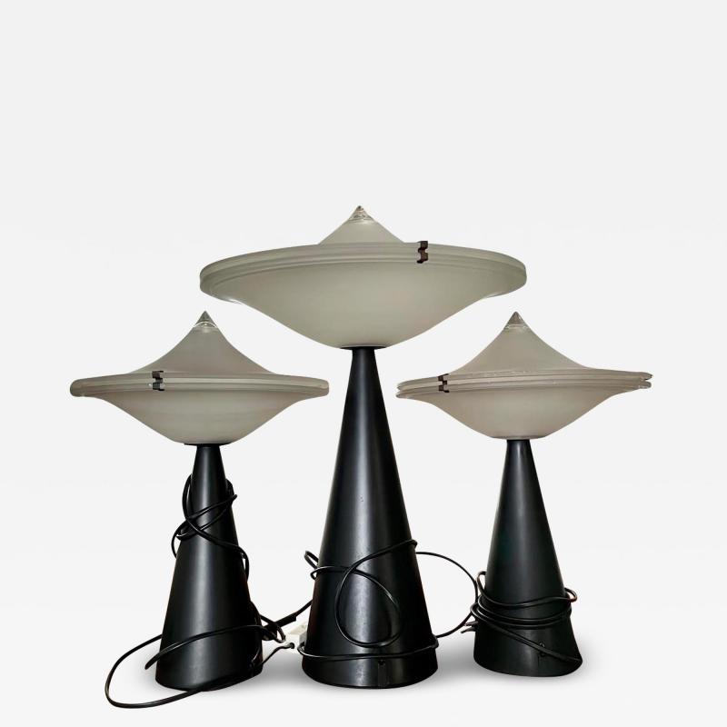 Luciano Cesaro 3 Table Lamps mod Alien