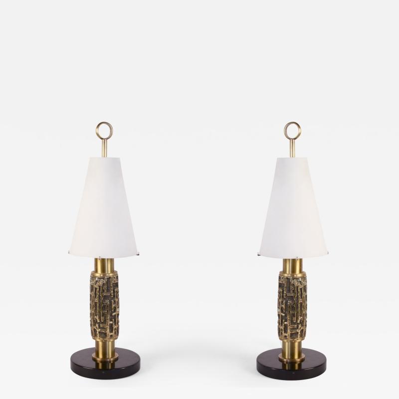 Luciano Frigerio Pair of Lamps by Luciano Frigerio