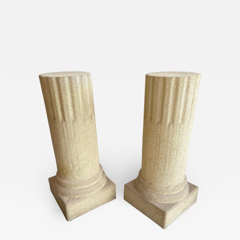 Luciano Sartini Pair of Column Floor Lamps by Luciano Sartini for Singleton Italy 1970s