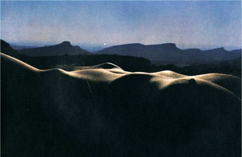 Lucien Clergue Landscape Nude 1960s